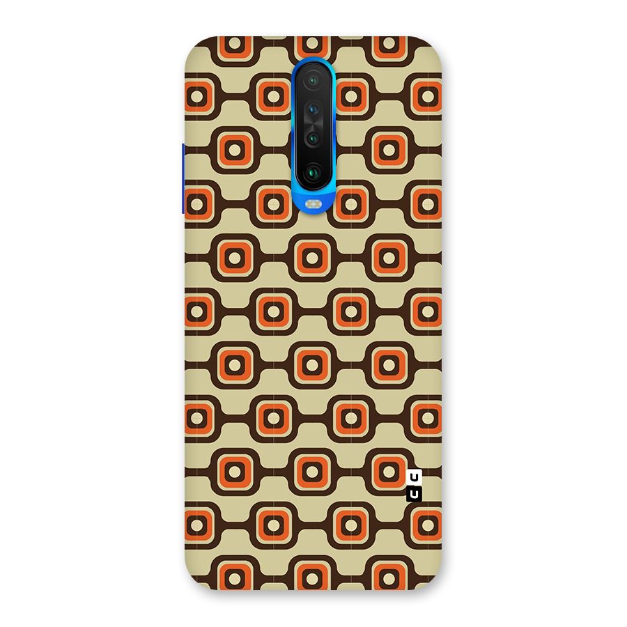 Retro Vintage Pattern Back Case for Poco X2