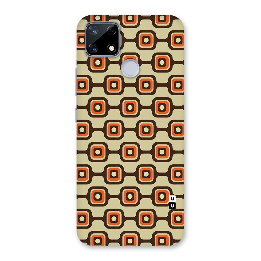Retro Vintage Pattern Glass Back Case for Realme Narzo 20