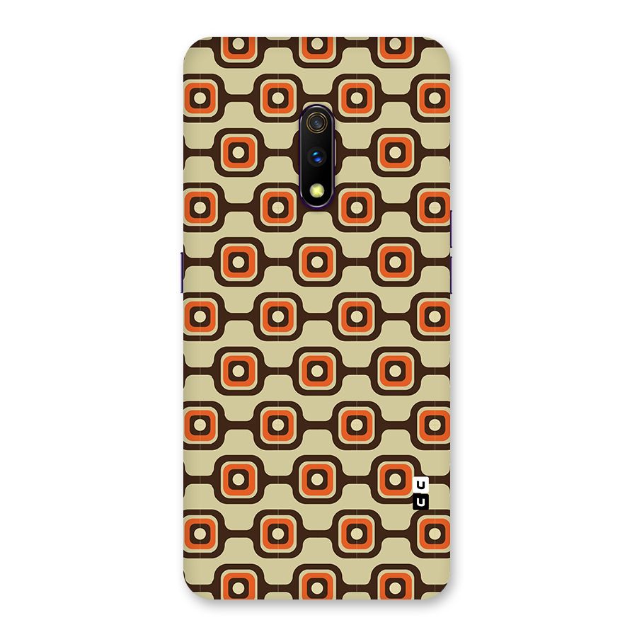 Retro Vintage Pattern Back Case for Realme X