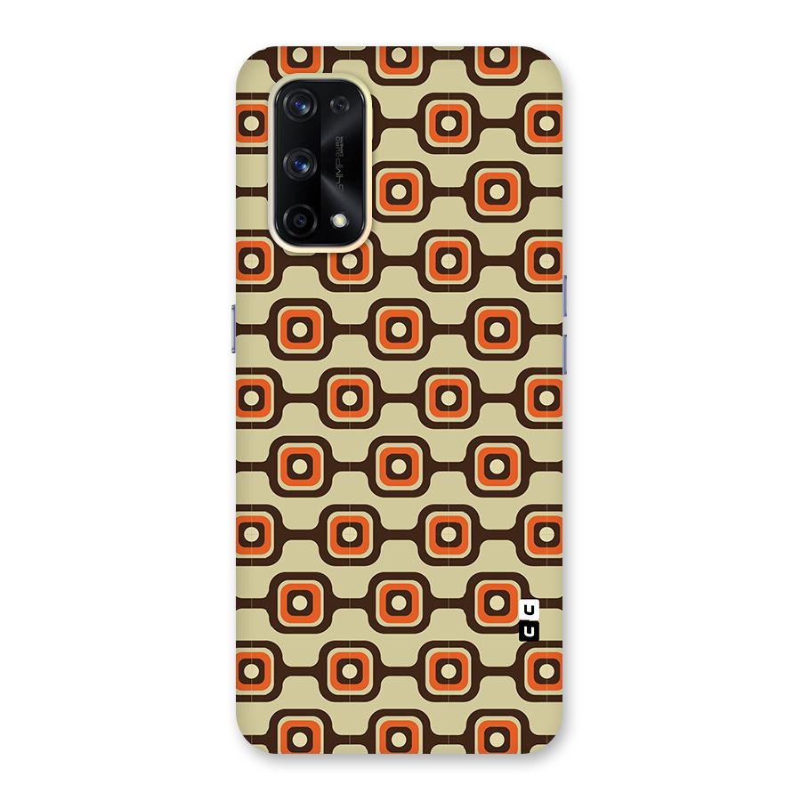 Retro Vintage Pattern Glass Back Case for Realme X7 Pro