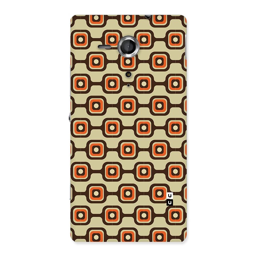 Retro Vintage Pattern Back Case for Sony Xperia SP