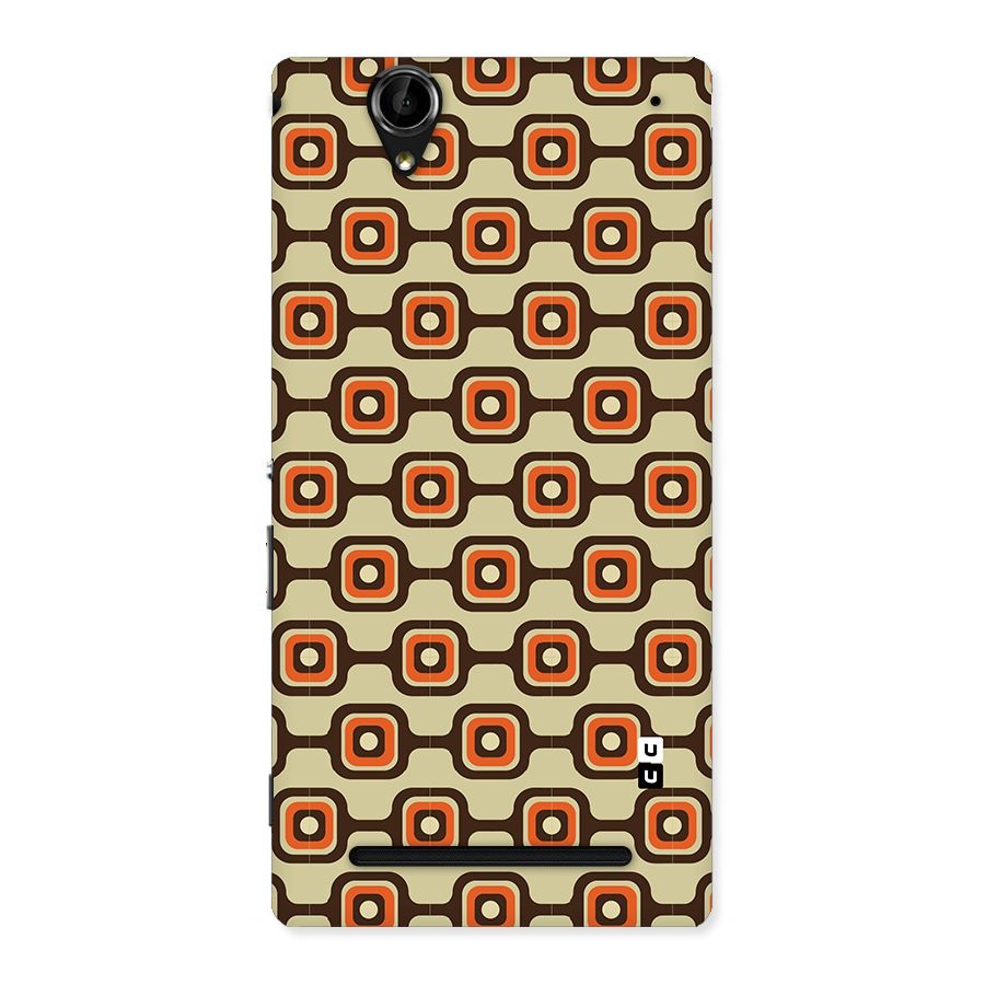 Retro Vintage Pattern Back Case for Sony Xperia T2