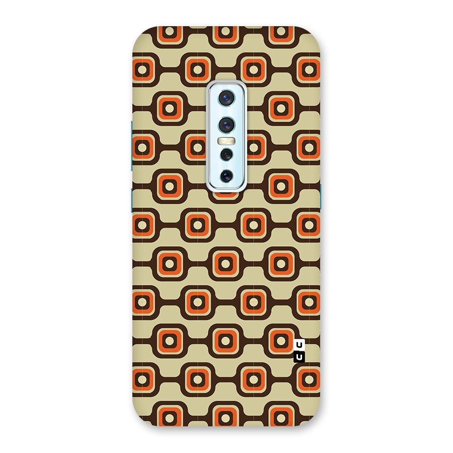 Retro Vintage Pattern Back Case for Vivo V17 Pro