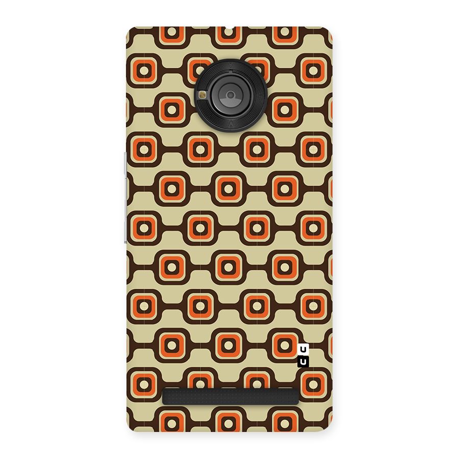Retro Vintage Pattern Back Case for Yu Yuphoria