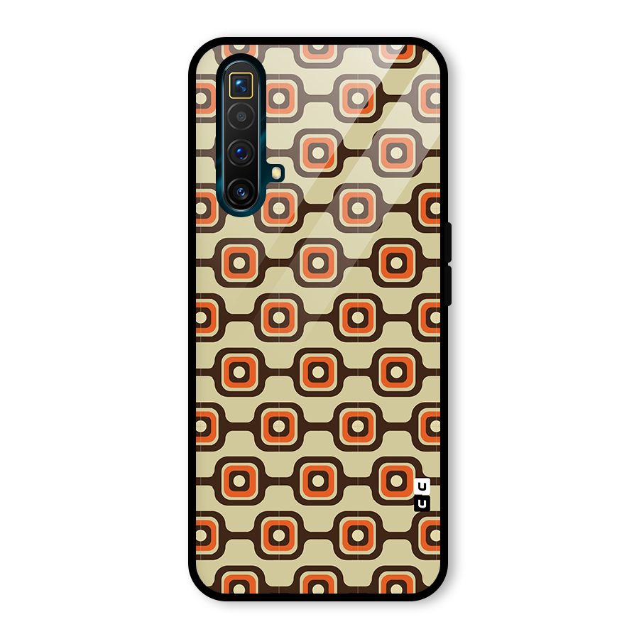 Retro Vintage Pattern Glass Back Case for Realme X3 SuperZoom