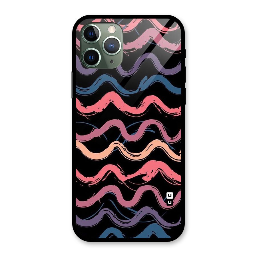 Ribbon Art Glass Back Case for iPhone 11 Pro