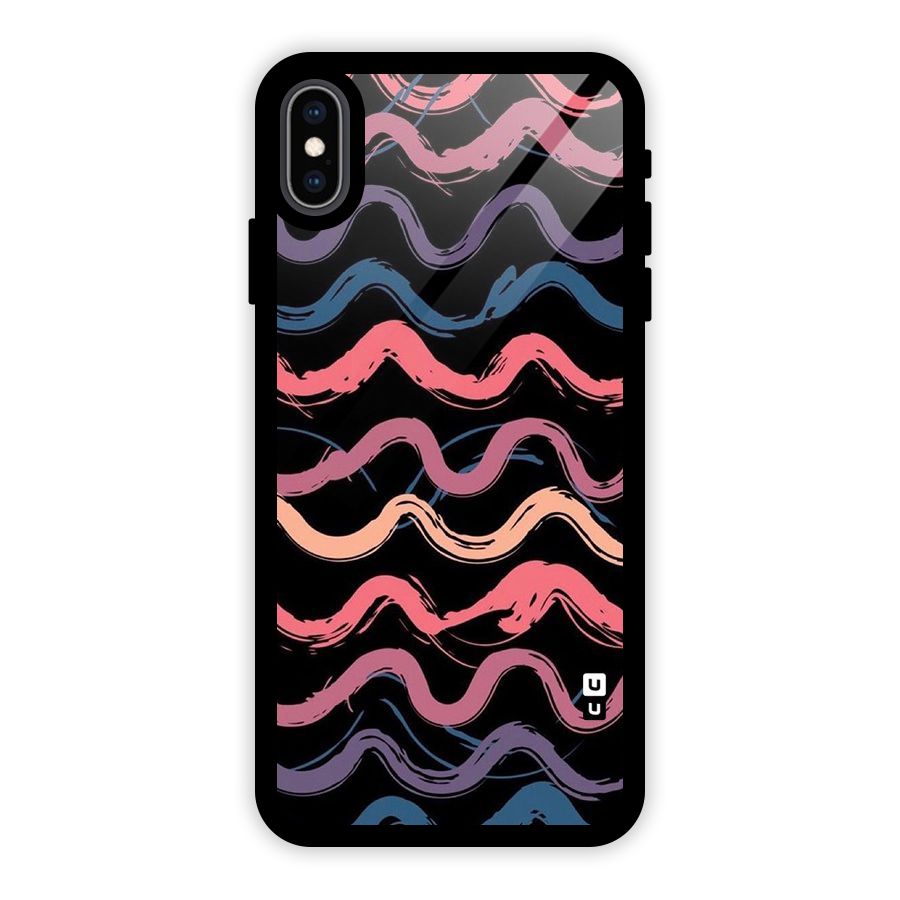 Ribbon Art Glass Back Case for iPhone XS Max