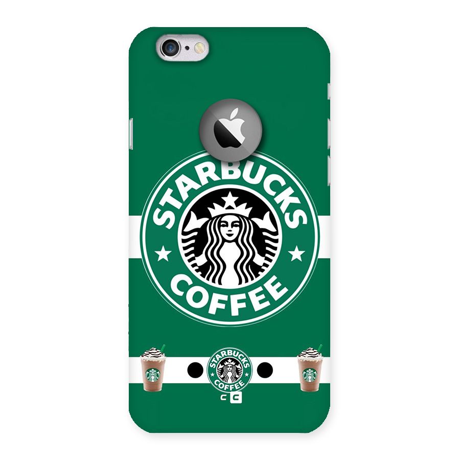 Ribbon StarBucks Back Case for iPhone 6 Logo Cut