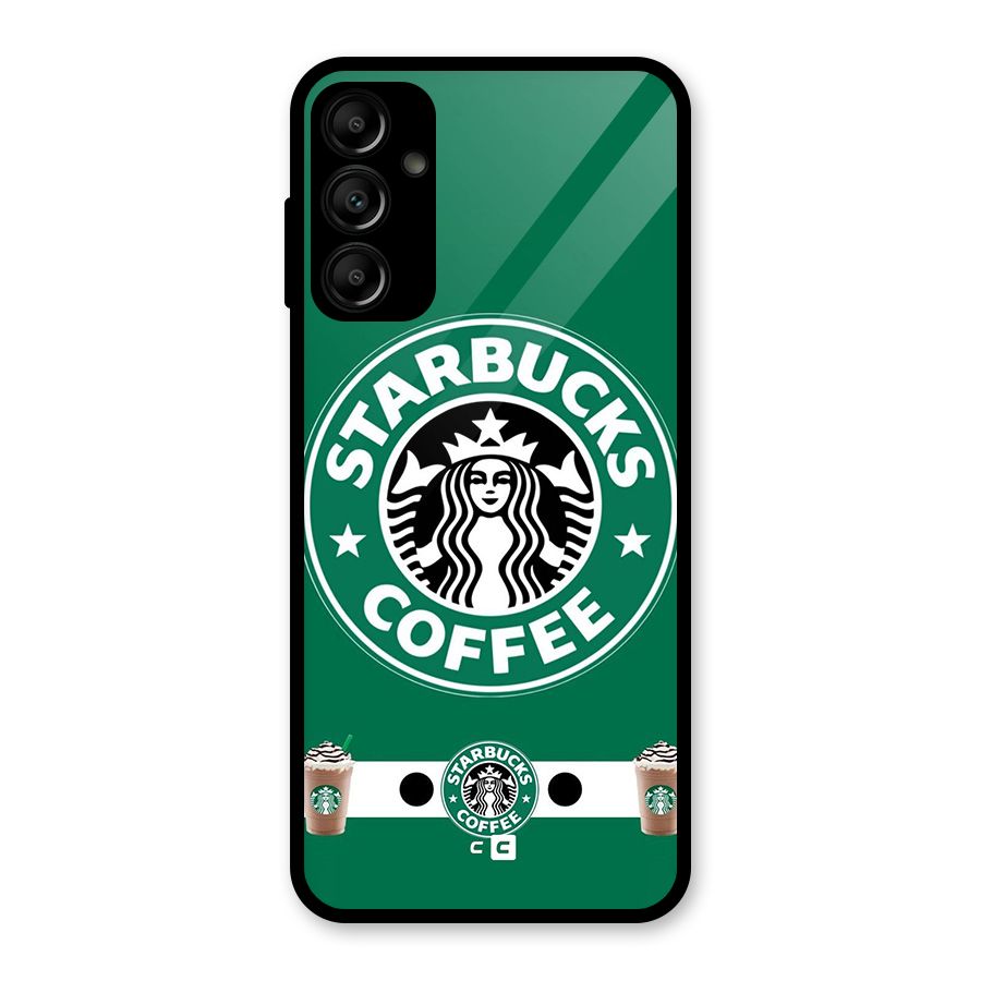 Ribbon StarBucks Glass Back Case for Galaxy A14 5G