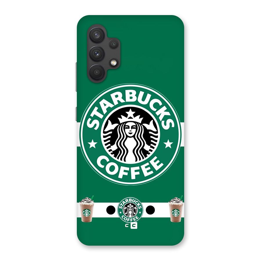 Ribbon StarBucks Glass Back Case for Galaxy A32