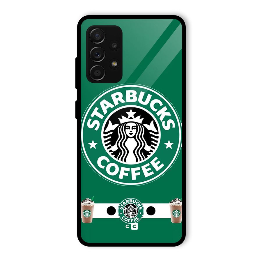 Ribbon StarBucks Glass Back Case for Galaxy A53 5G