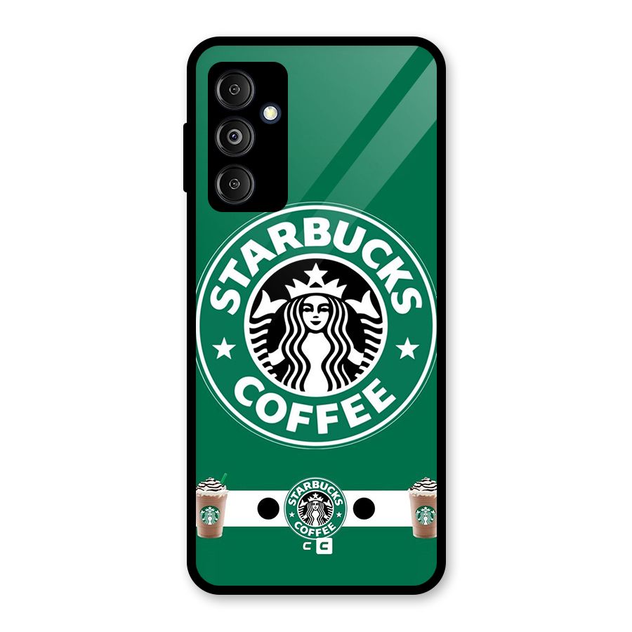 Ribbon StarBucks Glass Back Case for Galaxy M14 5G