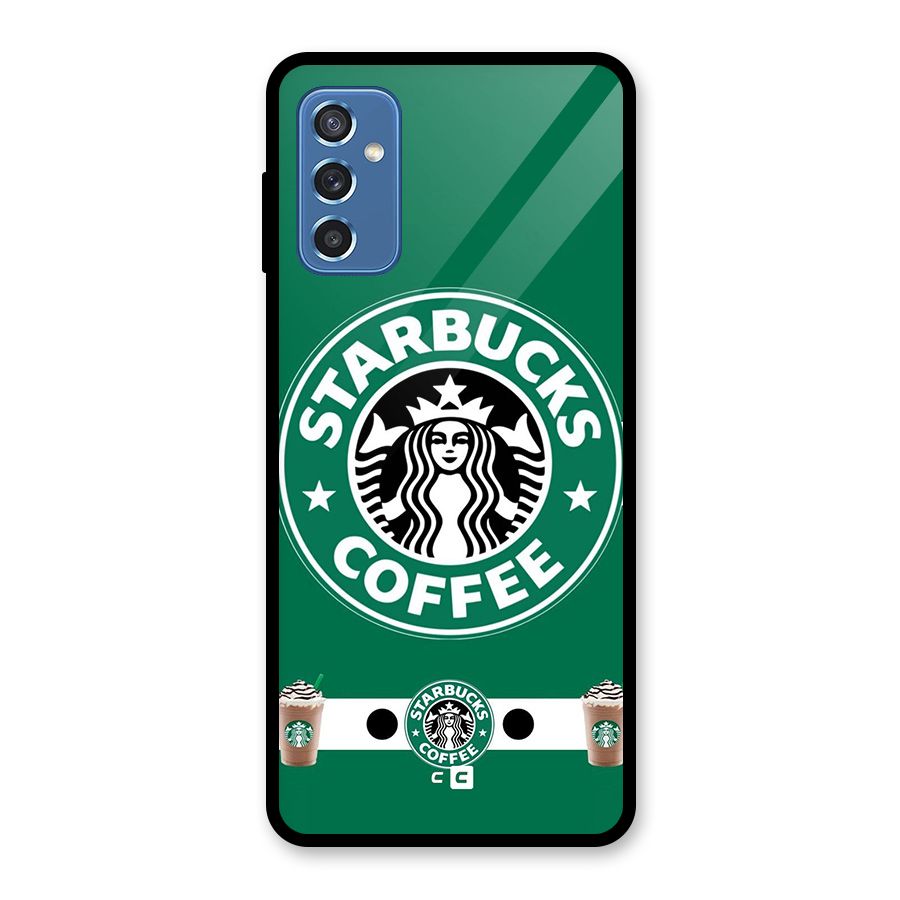 Ribbon StarBucks Glass Back Case for Galaxy M52 5G