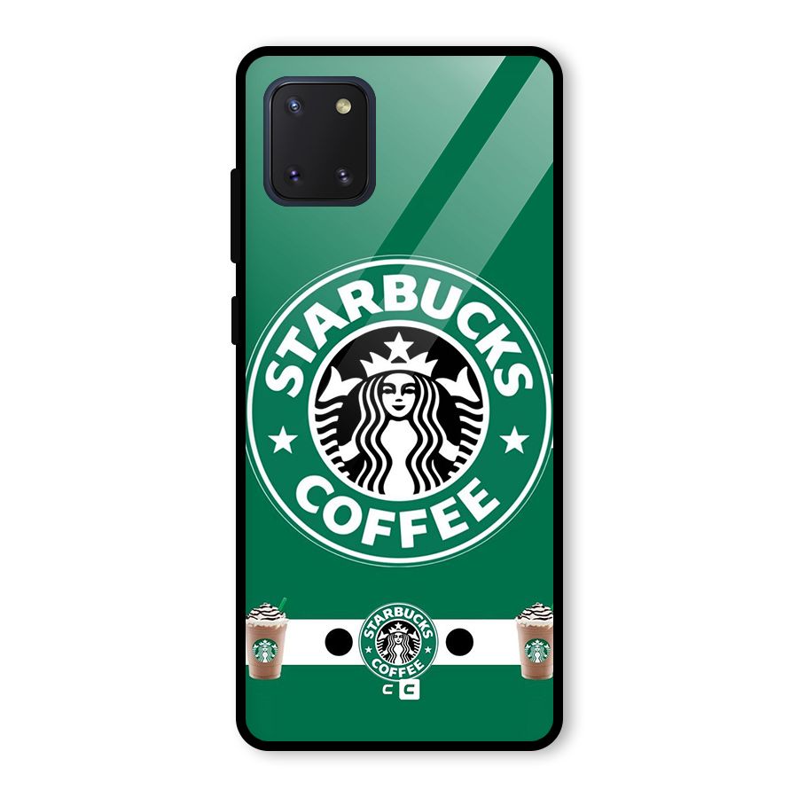 Ribbon StarBucks Glass Back Case for Galaxy Note 10 Lite