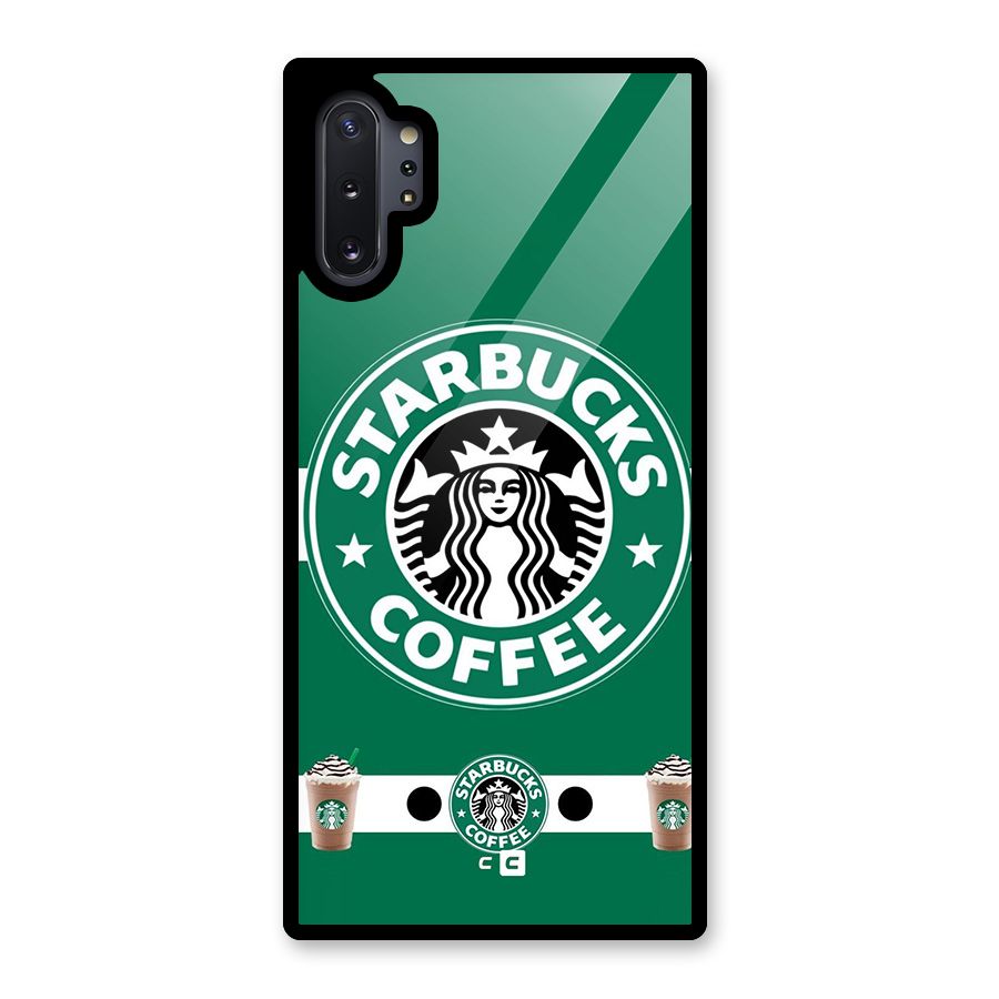 Ribbon StarBucks Glass Back Case for Galaxy Note 10 Plus