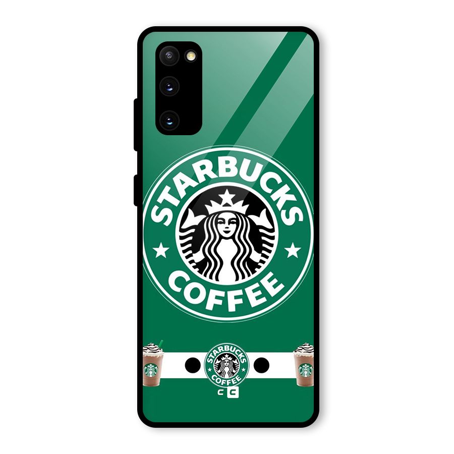 Ribbon StarBucks Glass Back Case for Galaxy S20 FE