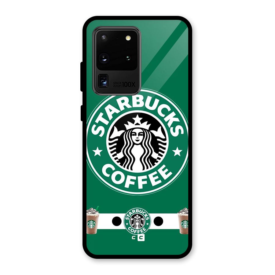 Ribbon StarBucks Glass Back Case for Galaxy S20 Ultra