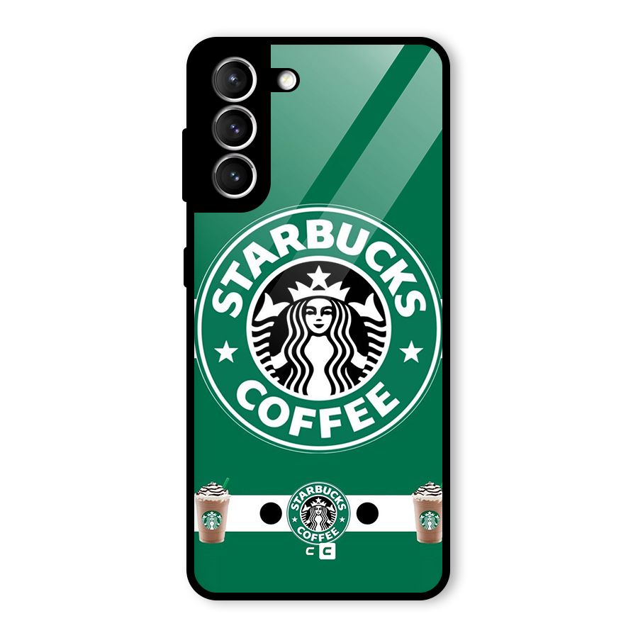 Ribbon StarBucks Glass Back Case for Galaxy S21 5G