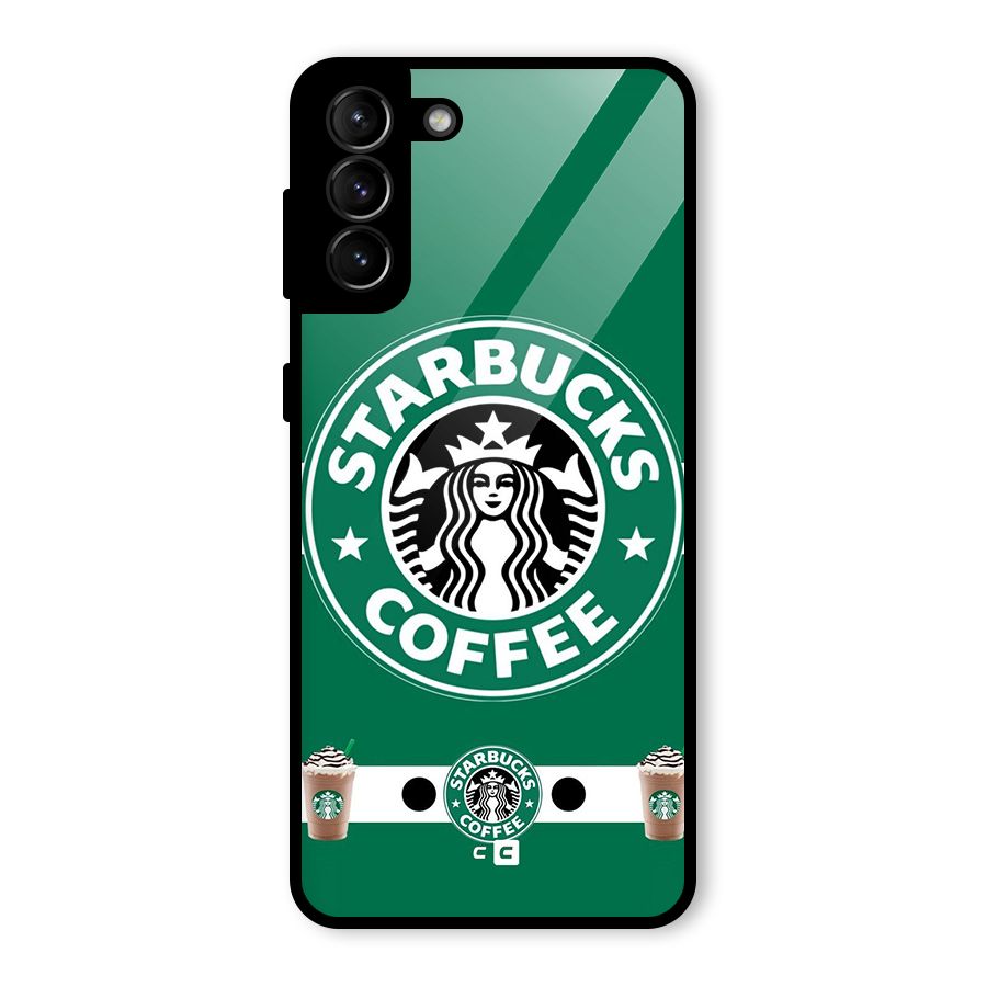 Ribbon StarBucks Glass Back Case for Galaxy S21 Plus