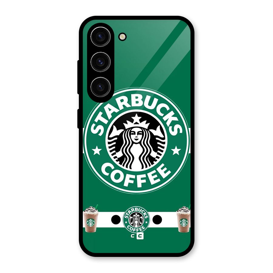 Ribbon StarBucks Glass Back Case for Galaxy S23