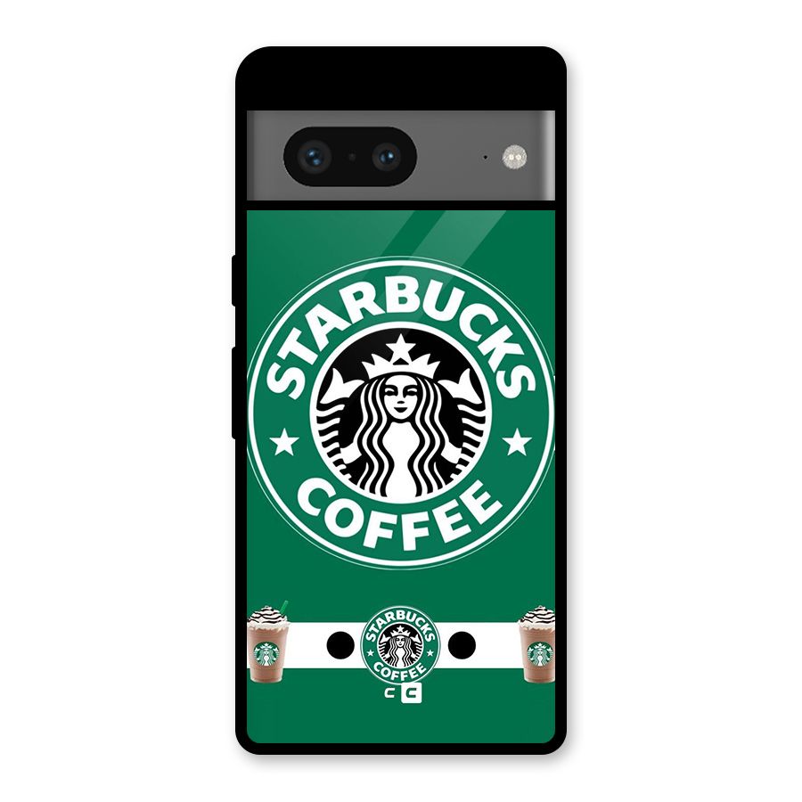 Ribbon StarBucks Glass Back Case for Google Pixel 7