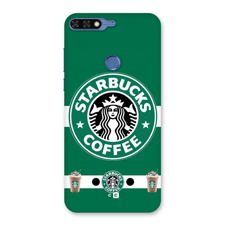 Ribbon StarBucks Back Case for Honor 7C