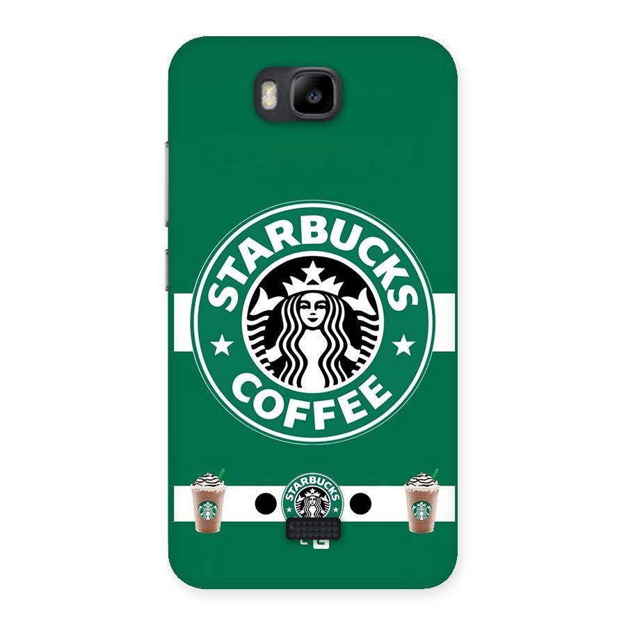 Ribbon StarBucks Back Case for Honor Bee