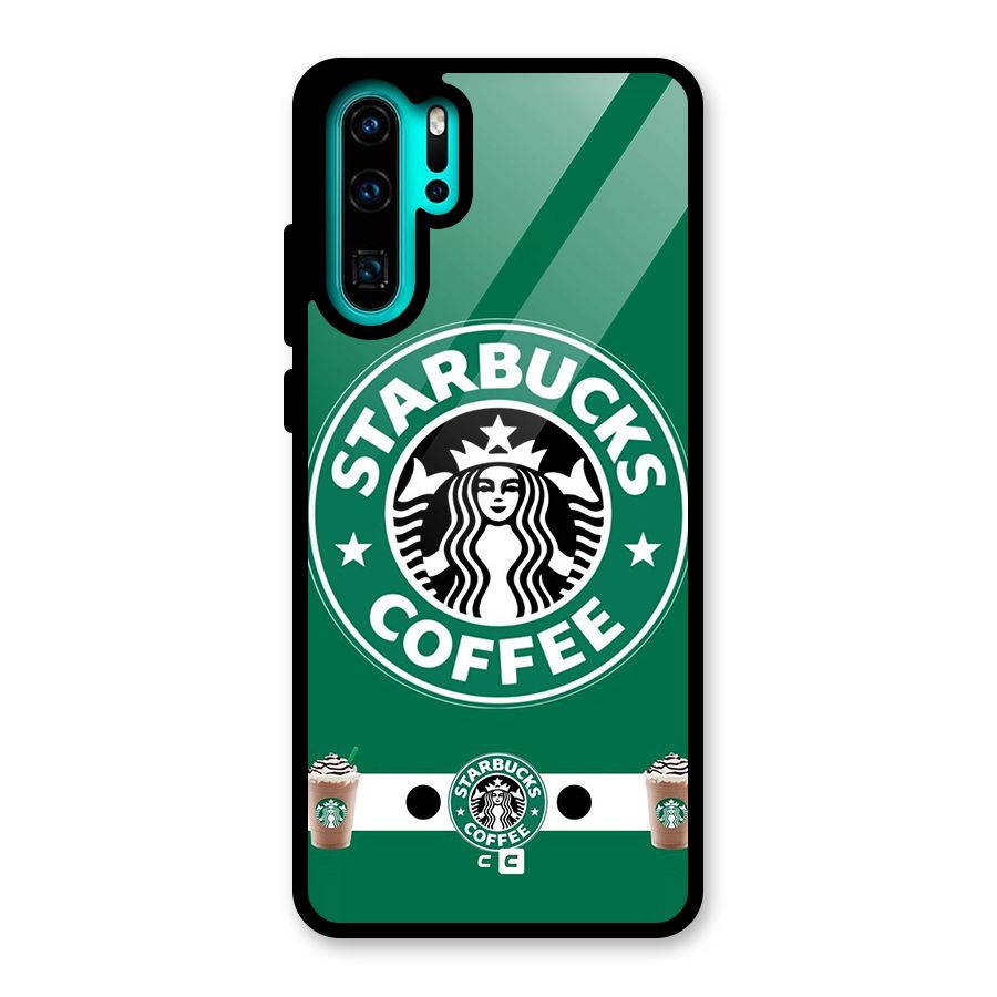 Ribbon StarBucks Glass Back Case for Huawei P30 Pro
