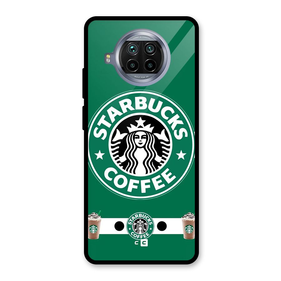 Ribbon StarBucks Glass Back Case for Mi 10i