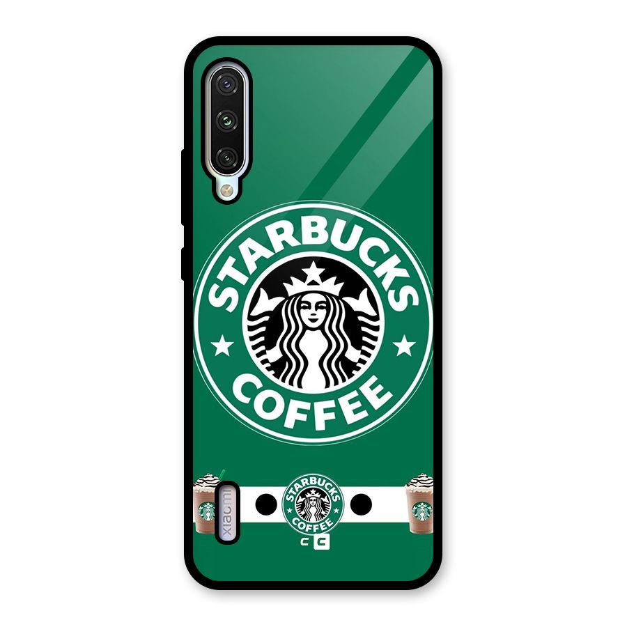 Ribbon StarBucks Glass Back Case for Mi A3