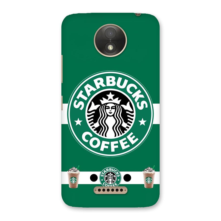 Ribbon StarBucks Back Case for Moto C Plus