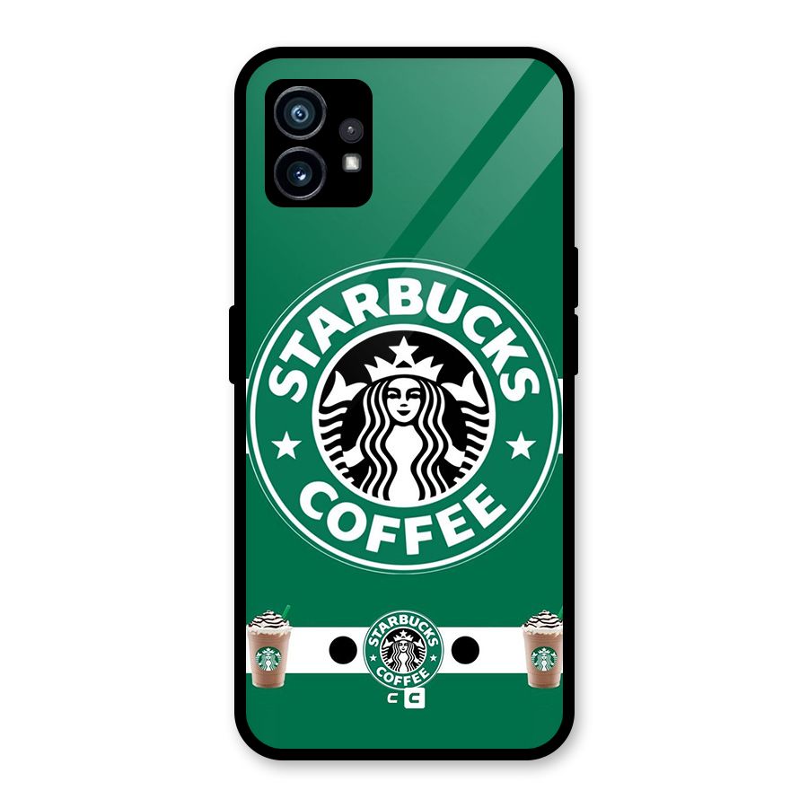 Ribbon StarBucks Glass Back Case for Nothing Phone 1