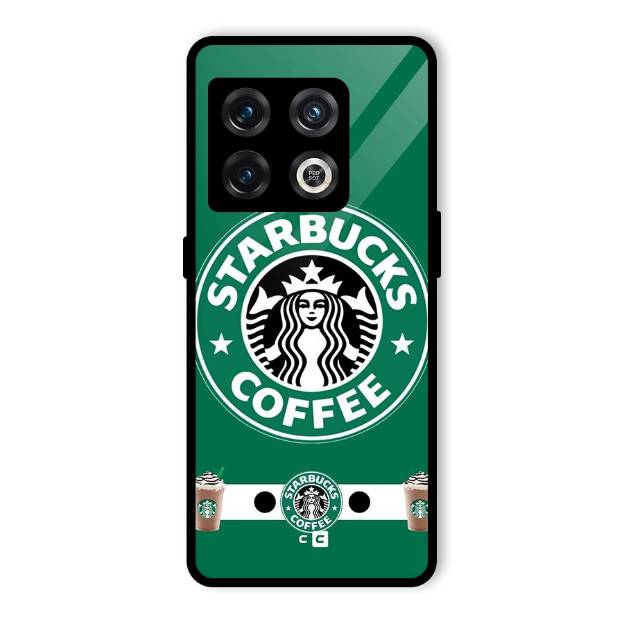 Ribbon StarBucks Glass Back Case for OnePlus 10 Pro 5G