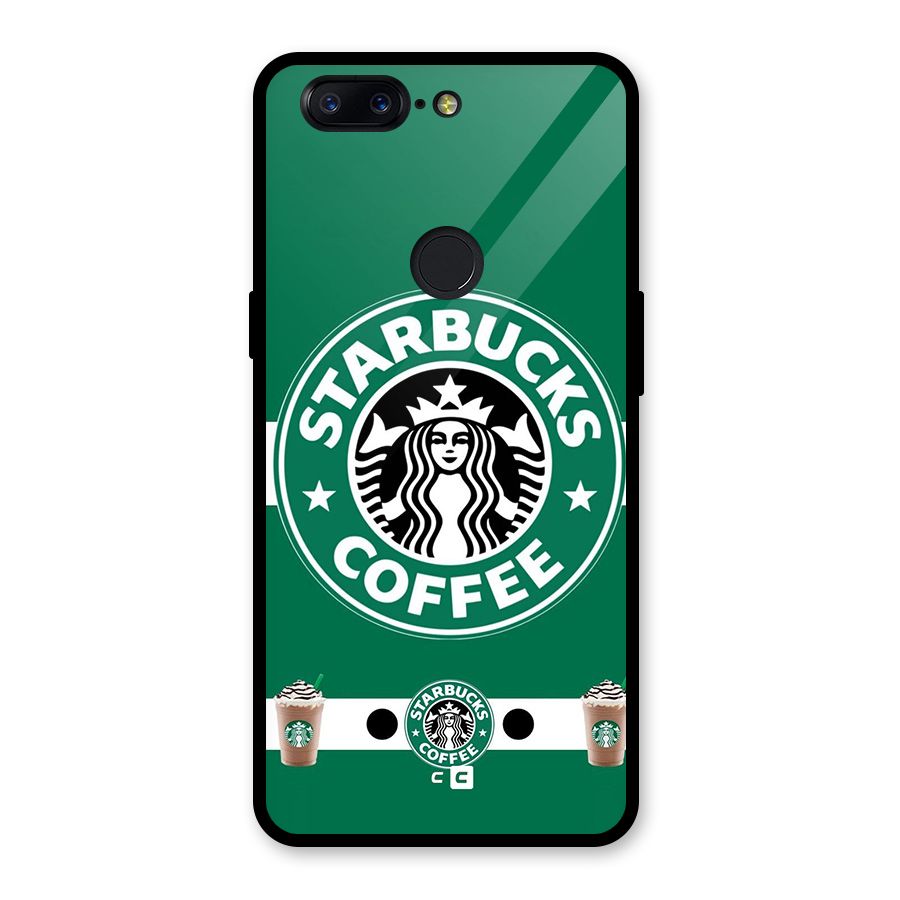 Ribbon StarBucks Glass Back Case for OnePlus 5T