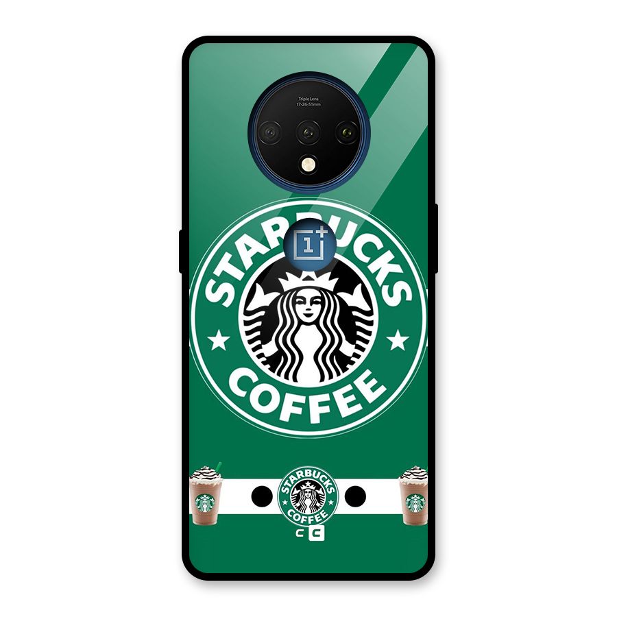 Ribbon StarBucks Glass Back Case for OnePlus 7T