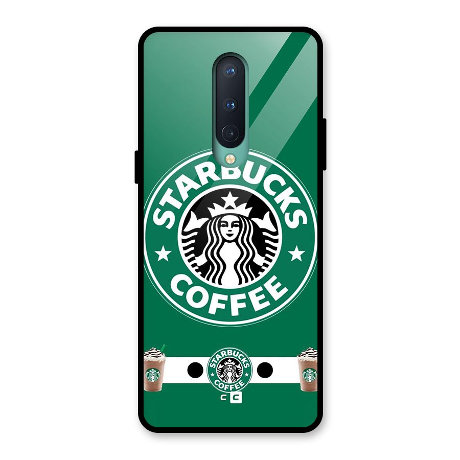 Ribbon StarBucks Glass Back Case for OnePlus 8