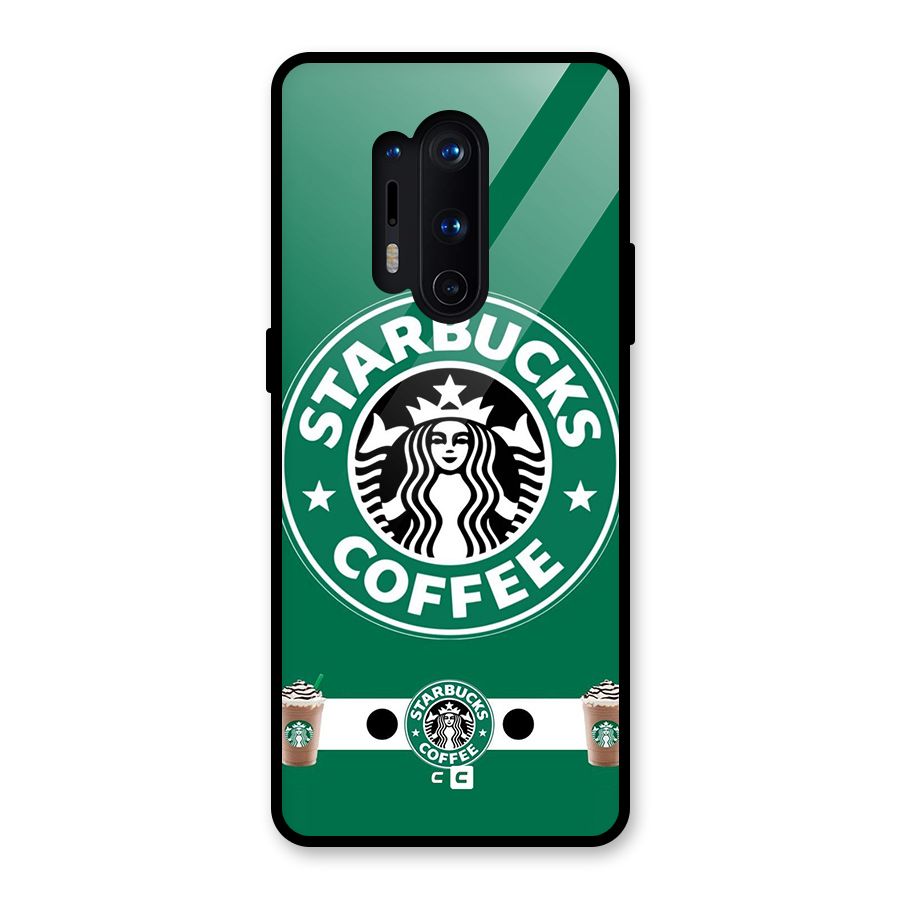 Ribbon StarBucks Glass Back Case for OnePlus 8 Pro