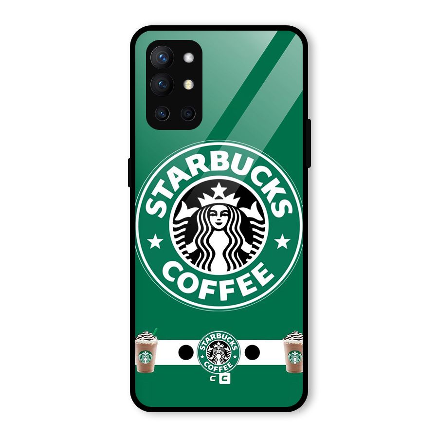 Ribbon StarBucks Glass Back Case for OnePlus 9R