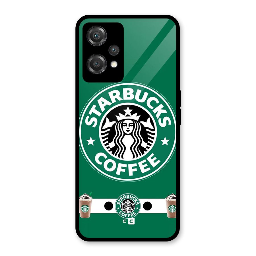 Ribbon StarBucks Glass Back Case for OnePlus Nord CE 2 Lite 5G