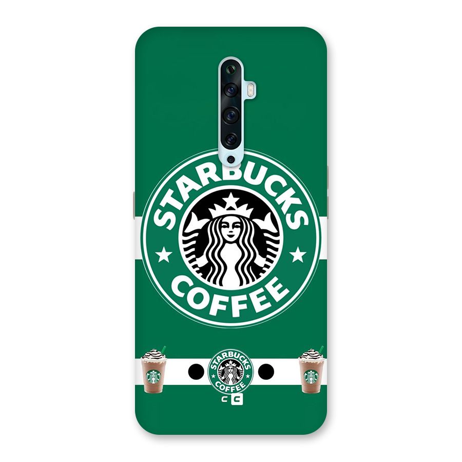 Ribbon StarBucks Glass Back Case for Oppo Reno2 F