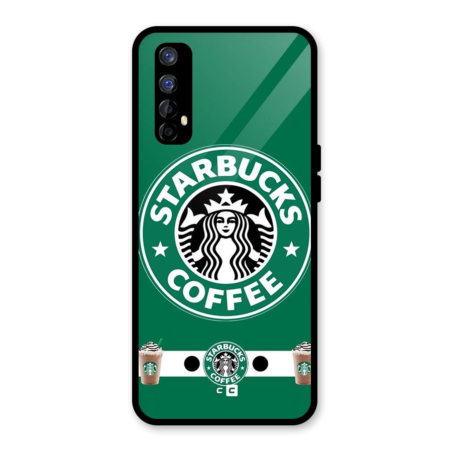 Ribbon StarBucks Glass Back Case for Realme 7
