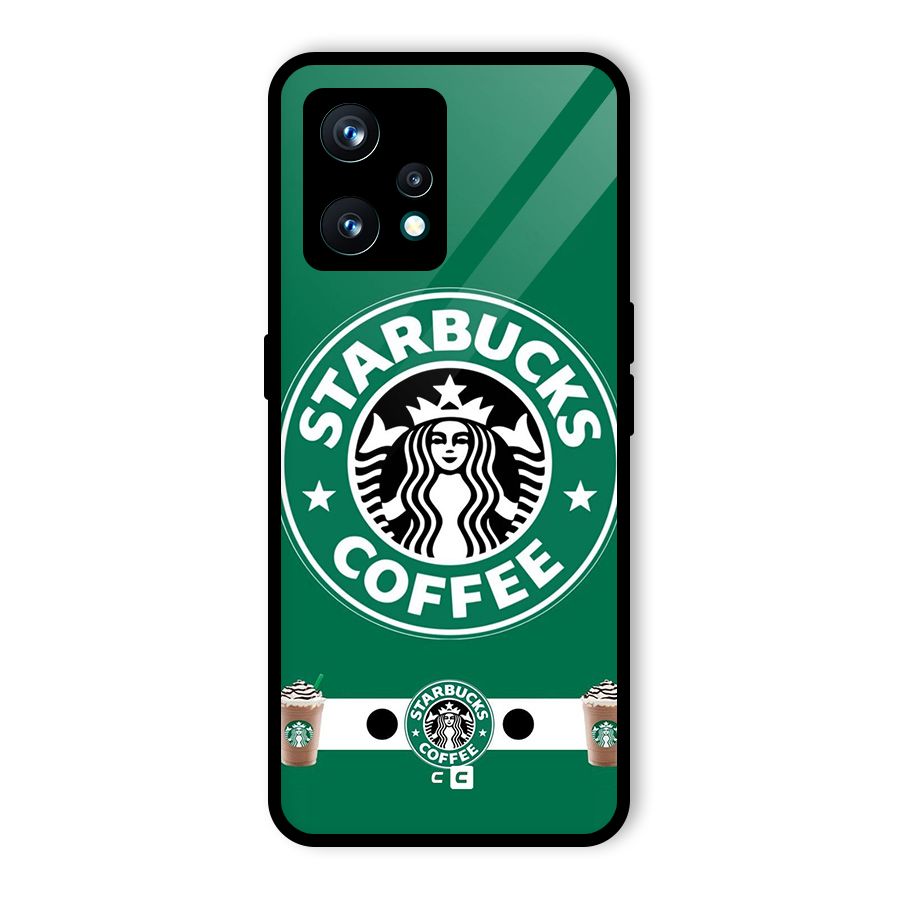 Ribbon StarBucks Glass Back Case for Realme 9 Pro Plus 5G