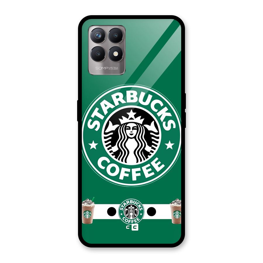 Ribbon StarBucks Glass Back Case for Realme Narzo 50