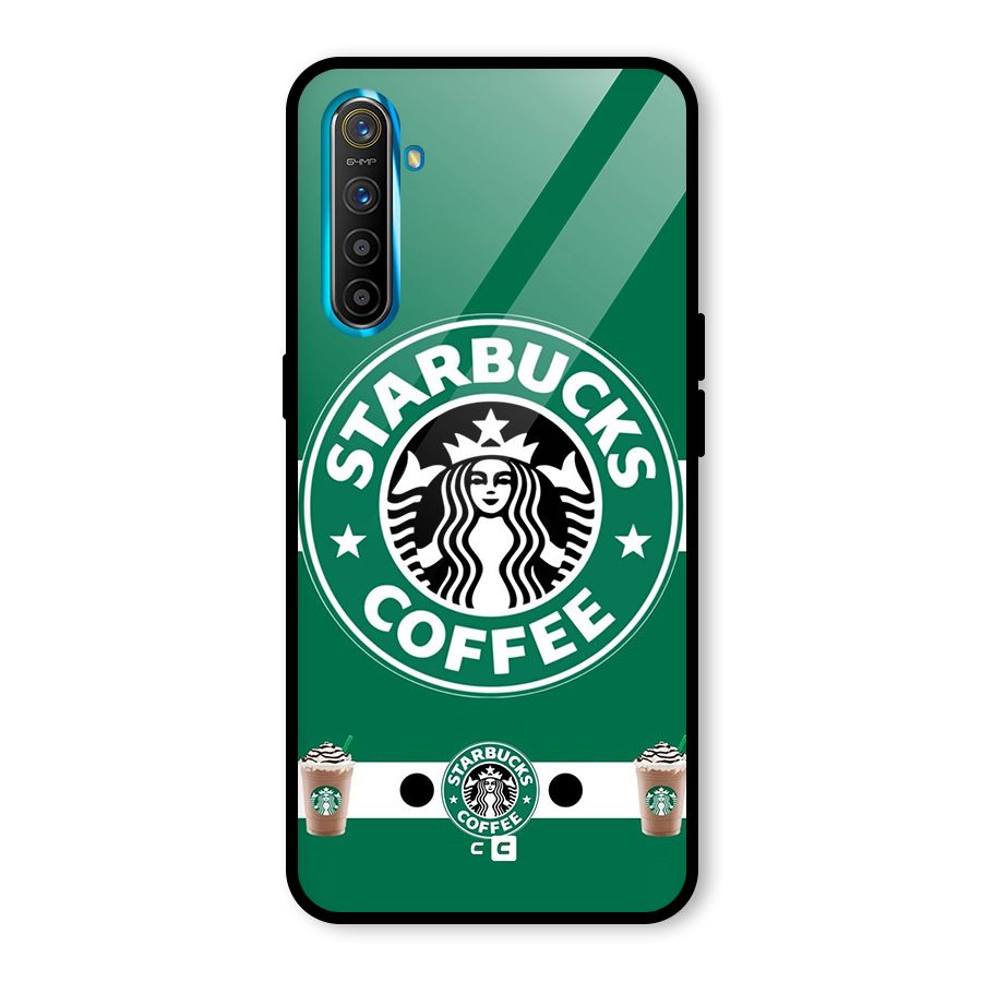 Ribbon StarBucks Glass Back Case for Realme X2