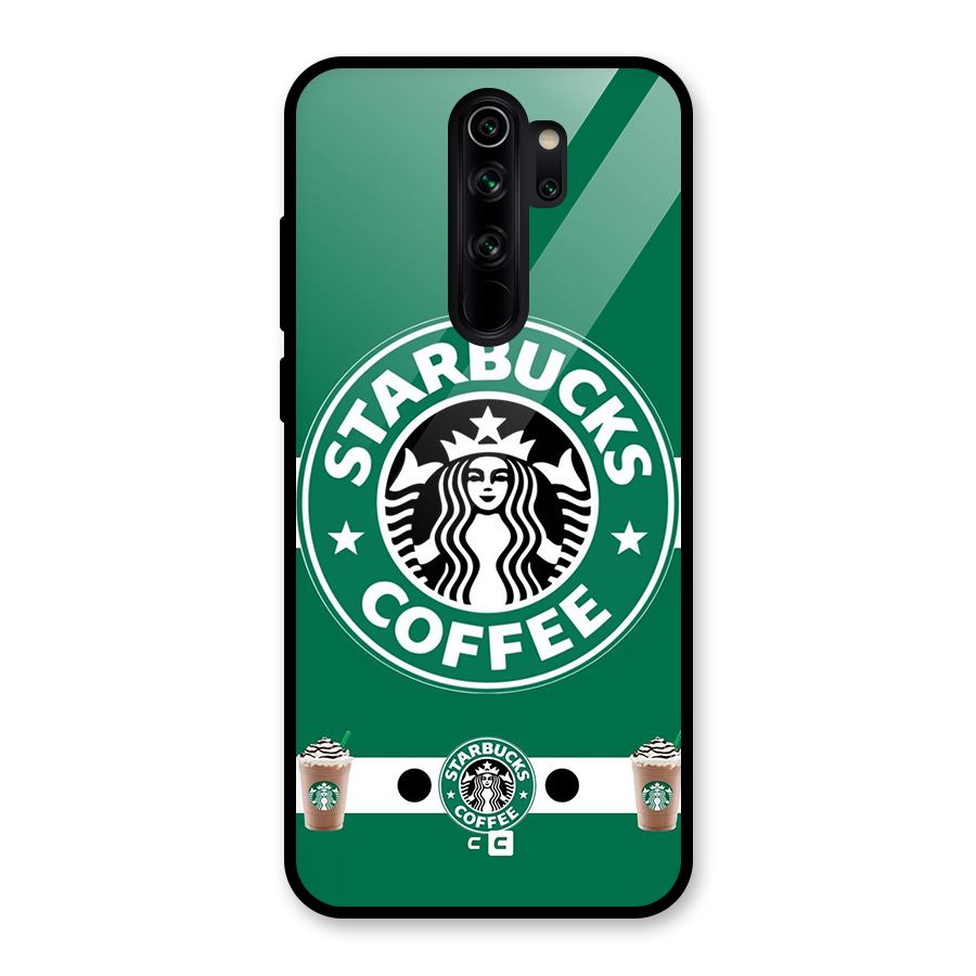 Ribbon StarBucks Glass Back Case for Redmi Note 8 Pro