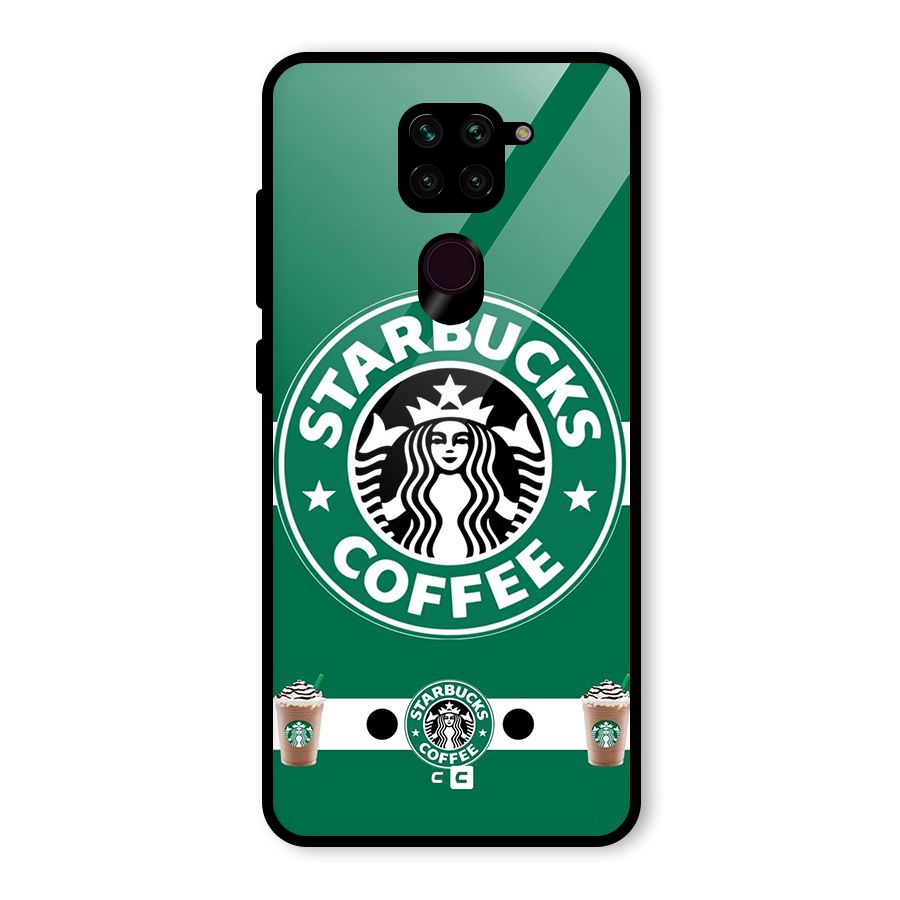 Ribbon StarBucks Glass Back Case for Redmi Note 9