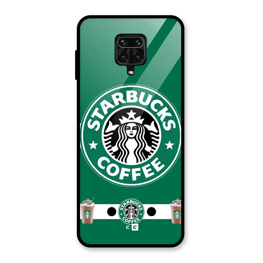 Ribbon StarBucks Glass Back Case for Redmi Note 9 Pro
