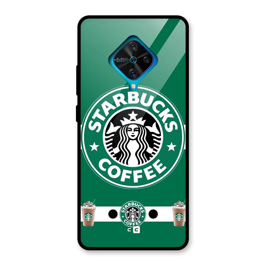 Ribbon StarBucks Glass Back Case for Vivo S1 Pro