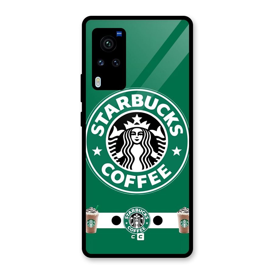 Ribbon StarBucks Glass Back Case for Vivo X60 Pro