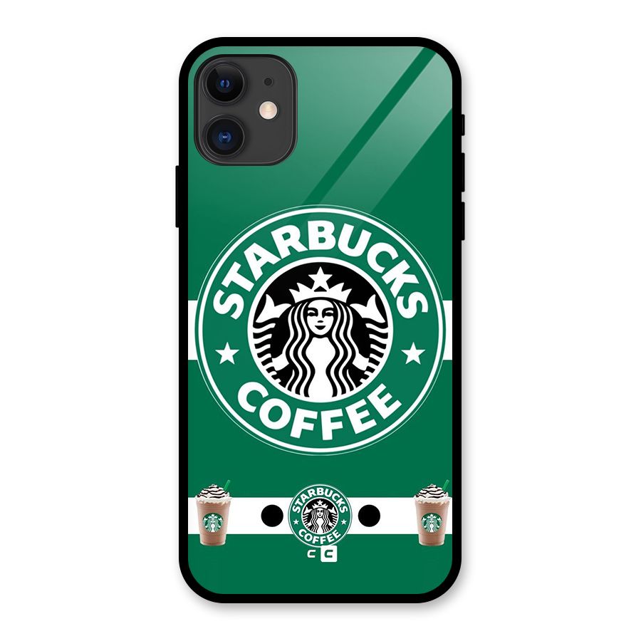 Ribbon StarBucks Glass Back Case for iPhone 11